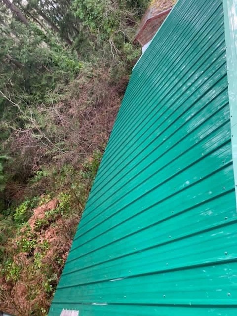 After exterior cleaning
