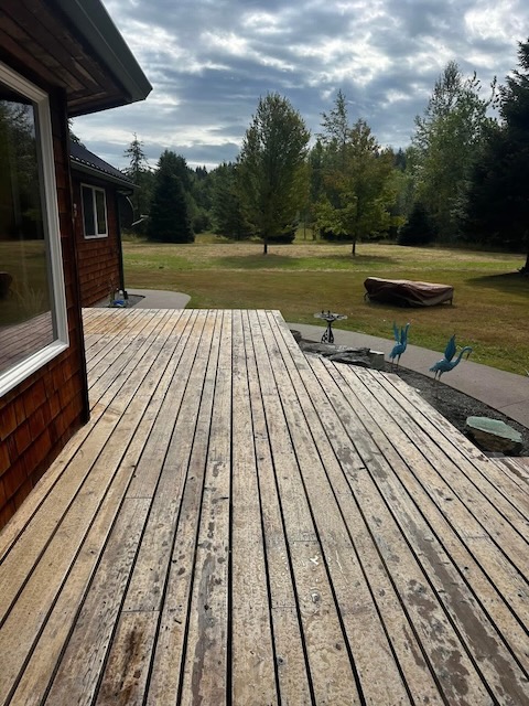 Before exterior cleaning